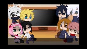 Naruto and Jujutsu kaisen react || Part 1|| Naruto || Реакция Наруто и Магической битвы || 1 часть