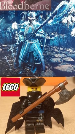 Собрал LEGO минифигурку (Охотника на монстров) из Blood borne💀