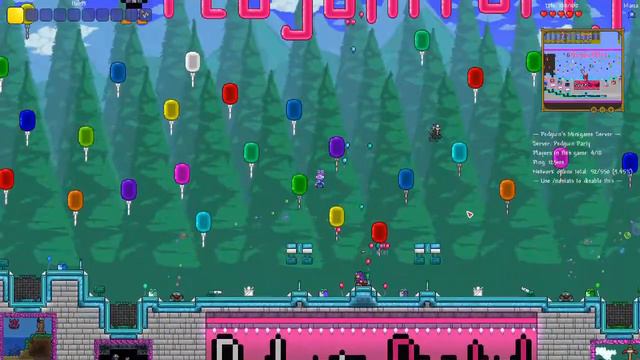Terraria - Projectile Hell (Pedguin's Minigame Server) смотреть онлайн