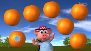 Донья Панча и фрукты: учим цвета и цифры | Королевство игр