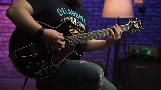 Ibanez AMH90 - джазовая гитара в руках у металиста!
