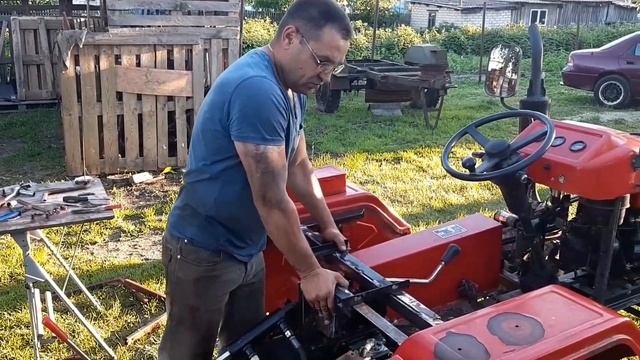 Опять 25-ть! Улучшение китайского мототрактора.#мототрактор