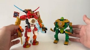 КОМБО МОДЕЛЬ РОБОТОВ ЭВО Зейна и Кая ЛЕГО НИНДЗЯГО 71761, 71767 LEGO NINJAGO +сборка