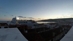 Sesimbra, Portugal Timelapse over 4 hours