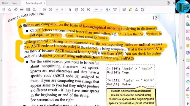 Python | Data Handling | Augmented Assignment & Relational Operators | Part 5 | Class 11 & 12 | IP