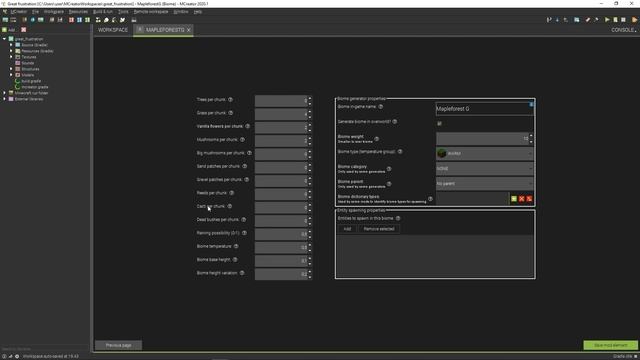 Как создать свой биом в MCreator смотреть онлайн