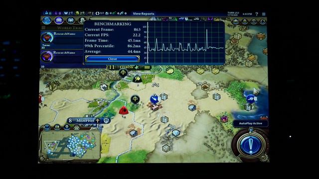 Civilization 6 (benchmark) on the 2018 Surface Go 8gb смотреть онлайн