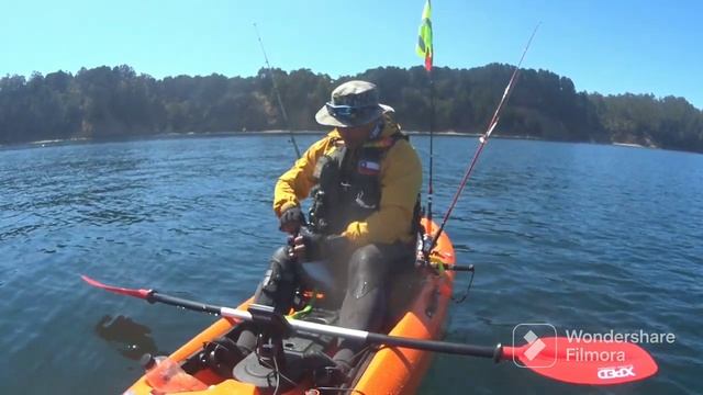 pesca en kayak caleta Tumbes 8va región del Bio Bio Chile ??