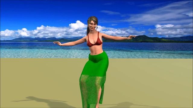 ? Belly  dance  Motions  ?  (3D Animation)Восточный танец живота