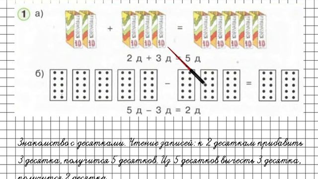 Урок 24 Задание 1 – ГДЗ по математике 1 класс (Петерсон Л.Г.) Часть 3 смотреть онлайн