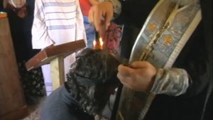 Обряд иноческо-монашеского пострига монаха Марка в Ските Христова воскресения - Джарылгач
