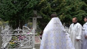 Лития на могилке игумена Никона Воробьева. (7 сентября 2022 года)