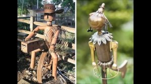 Красивые поделки для дачи из всякой всячины