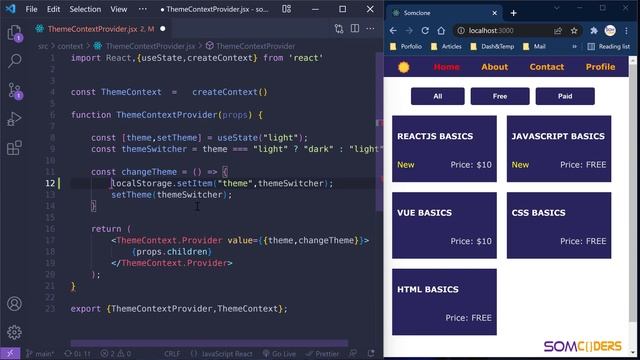React JS basics Somali Lesson 23 - Using LocalStorage
