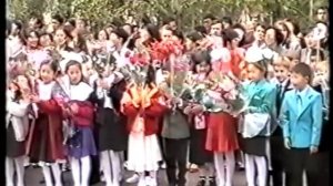 1996 линейка в 3-ей школе -Улан-Удэ, 1 сентября