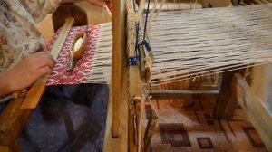 Обучающее видео по изготовлению татарского полотенца в технике браного ткачества.