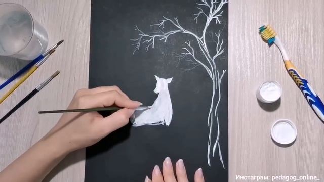 Как нарисовать ОЛЕНЯ. Зимний рисунок для срисовки. How to draw a raindeer