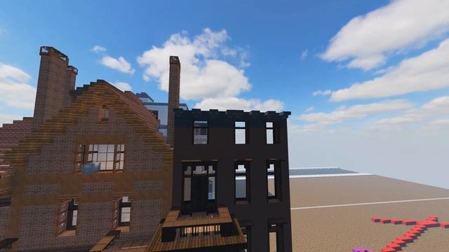 Minecraft: How To Build A New York Townhouse 1 Exterior