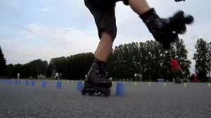 Разворот на роликах