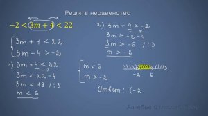 Как решить ДВОЙНОЕ НЕРАВЕНСТВО. Решение системы двух неравенств