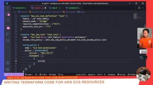 Infrastructure Code using Terraform for Container Orchestration with AWS ECS