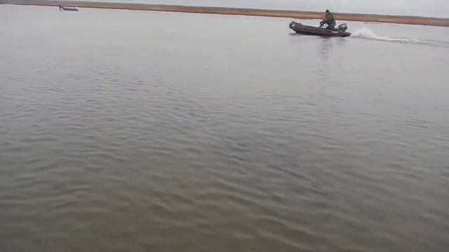 Бомбард С 4 на мелководье