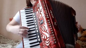 Русский народный танец "Яблочко" на аккордеоне