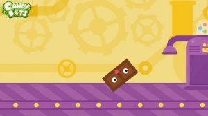 Candy Shapes (Candybots) - Draw 6 basic shapes circle, square, rectangle - Apps for Kids