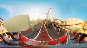 WOOW!!! Панорамное видео 360 градусов! Американские горки!