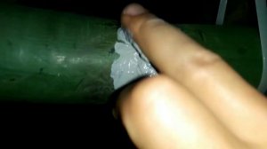 Жидкая сварка. Ремонт глушителя.