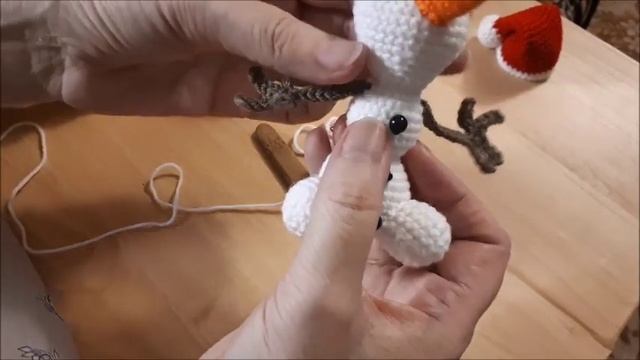 Снеговик из мультфильма "Холодное сердце". МК 2 часть смотреть онлайн