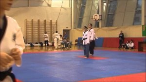 Taekwondo WTF. Чемпионат Москвы по Пумсэ. 01.03.2015. Двойки.