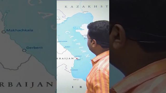Caspian 🌊 Sea से लगे देश #mppsc2023 #mppolice #mapping  #mppscmains #worldgeography #education