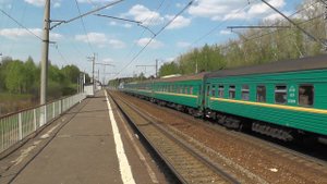 Электровоз ЧС7-034 с поездом № 047 Кишинёв - Москва