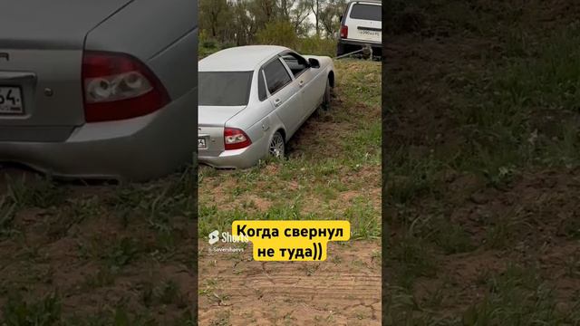 Спасаем бедолагу - как туда попал так и не поняли ))) #совершаевы #авто #помогатьпросто