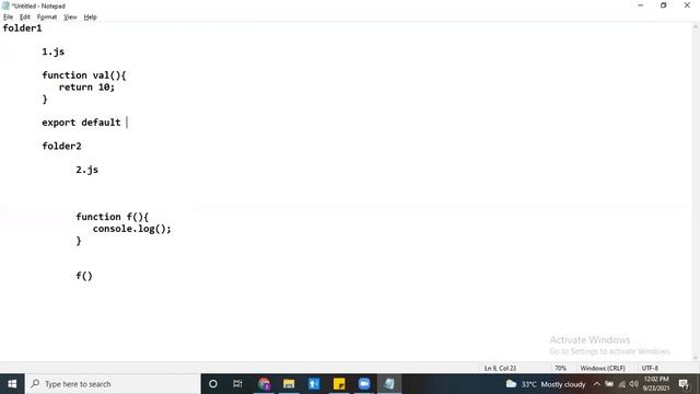 module pattern(export , import ) in JavaScript