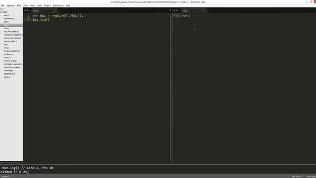 Node Module Pattern Javascript