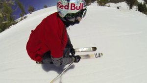 Прыжок с огромного трамплина