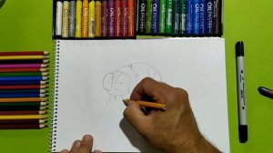 Рисуем Жука Божья Коровка из мультика Букашки Minuscule/We draw a ladybug from the Minuscule cartoo