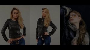 Модные кожаные куртки женские
