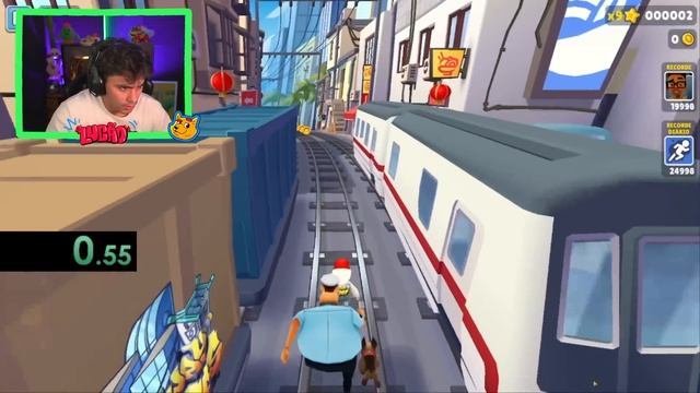 Sem pegar Moedas ?... Subway Surfers смотреть онлайн