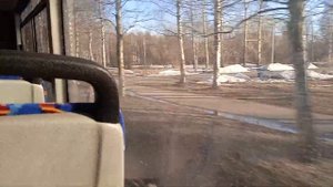 общественный транспорт МАЗ 206  поездка г.Архангельск