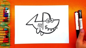 Как нарисовать АКУЛУ - Урок рисования для детей