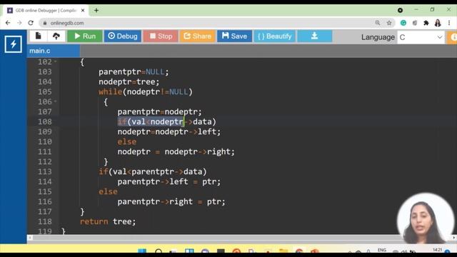 Binary Search Tree  Part 1of 2 | BST | Implementation in C | Insertion | Deletion | code explained