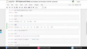 #7 | Copies and Views in NumPy | NumPy Tutorials | Python for Data Science | Telugu