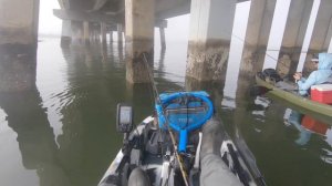 Kayak Fishing in around bridges and docks in NE Florida (South St. Augustine) for SHEEPSHEAD