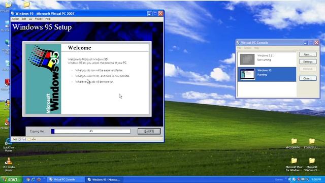 How To Install Windows 95 on Virtual PC 2007 смотреть онлайн