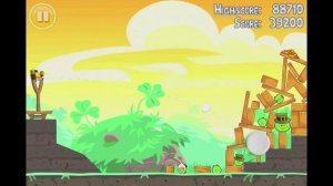 Angry Birds Seasons Go Green, Get Lucky 3 Star Walkthrough Level 11