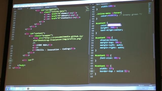Hyper Text Markup Language (HTML) and Cascading Style Sheets (CSS)