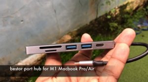 Best  port hub for M1 MacBook Pro/Air  (rs 1600)